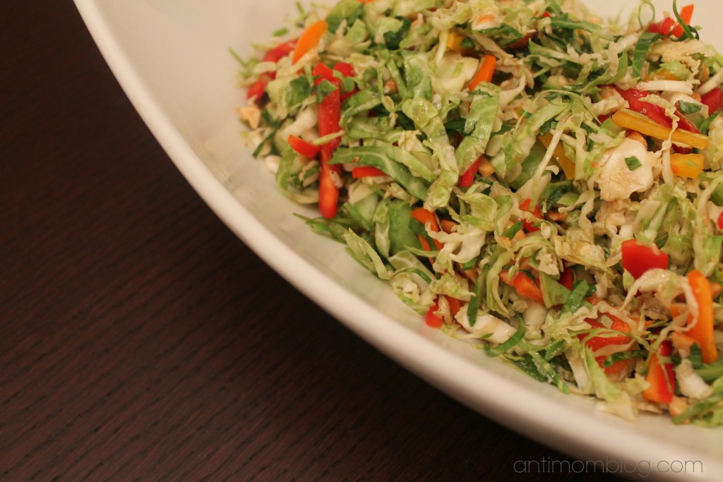 Brussel Sprout Salad The Anti Mom Blog