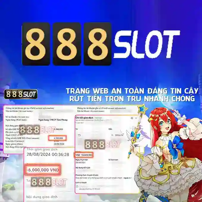 Giao diện sảnh game xổ số 888slot với thiết kế hiện đại và bắt mắt