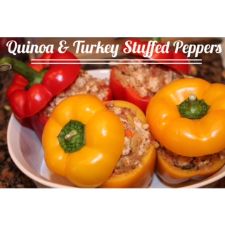 Healthy Quinoa Turkey Stuffed Peppers