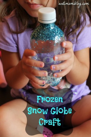 Frozen Snow Globe Craft For Kids