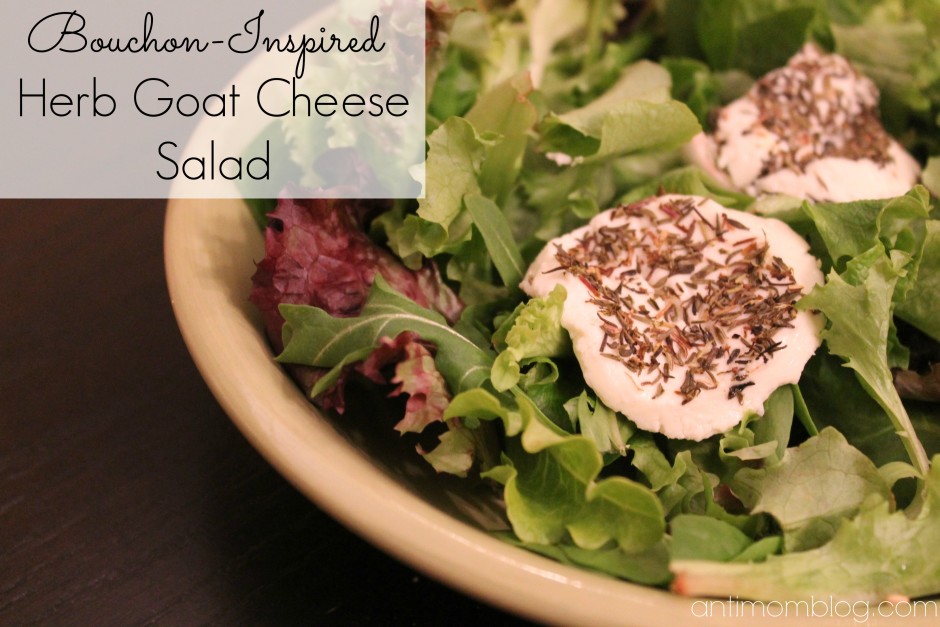 Bouchon-Inspired Herb Goat Cheese Salad