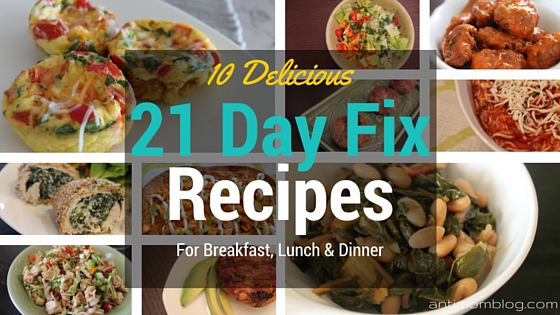 21 Day Fix Approved Recipes ~ Roundup!